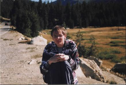 Sitting at the side of the road