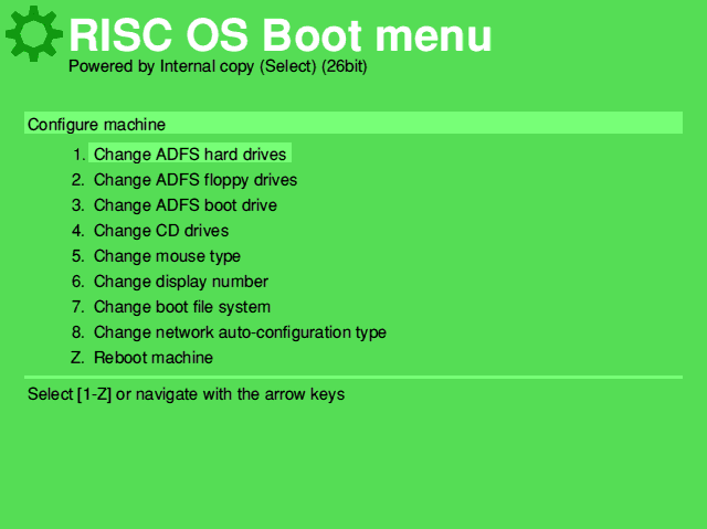 Reconfigure the system and reboot